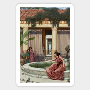 Innocent Amusements by John William Godward Magnet